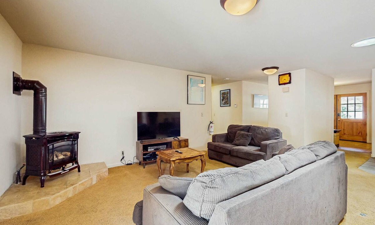 Upper Kingsbury House | A spacious mountain retreat with a game room, forest views, and easy access to Heavenly and South Lake Tahoe.