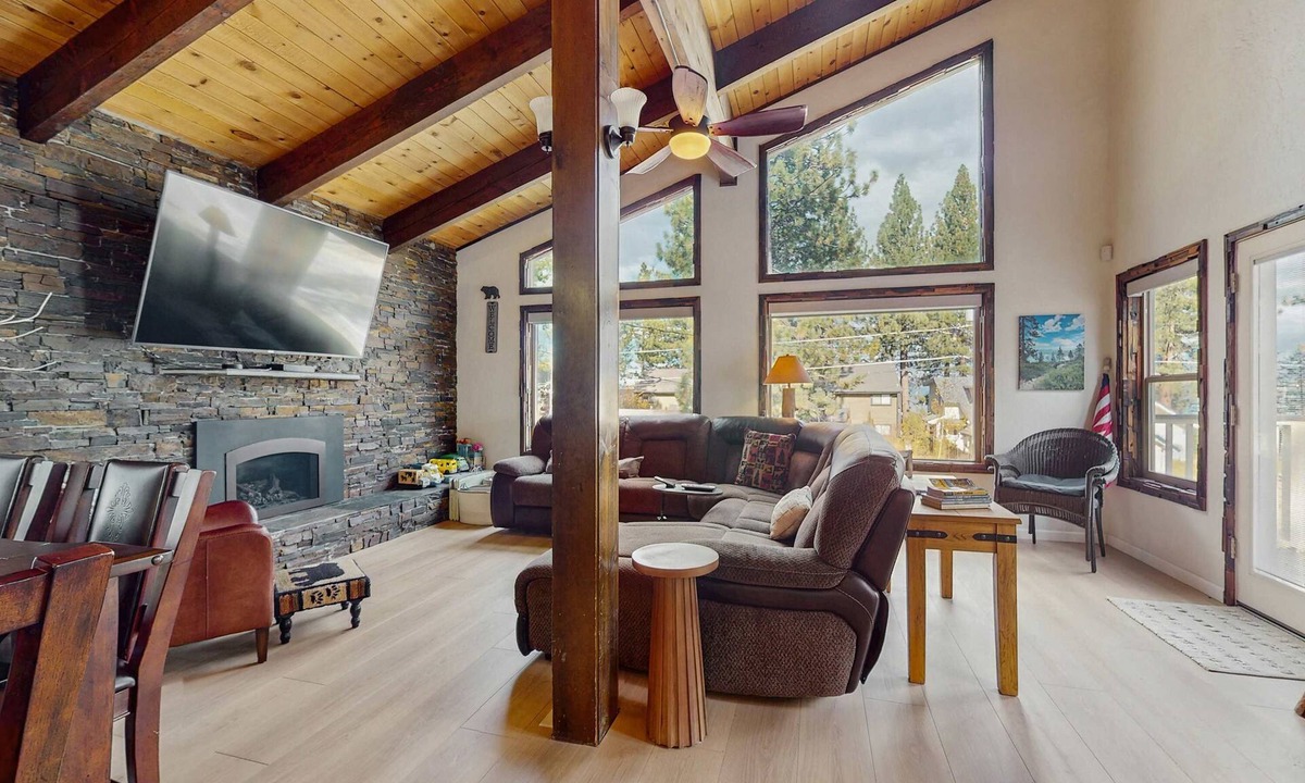 Al Tahoe House | Charming Home Steps from Beach, with Lake Views, Game Room, Near Ski Resort