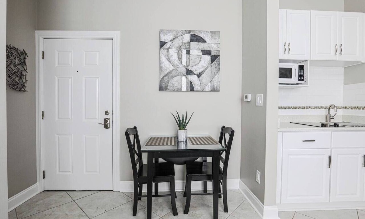 Carolina Forest Condo | Modern Gray Studio Steps to Pool Myrtle Beach SC