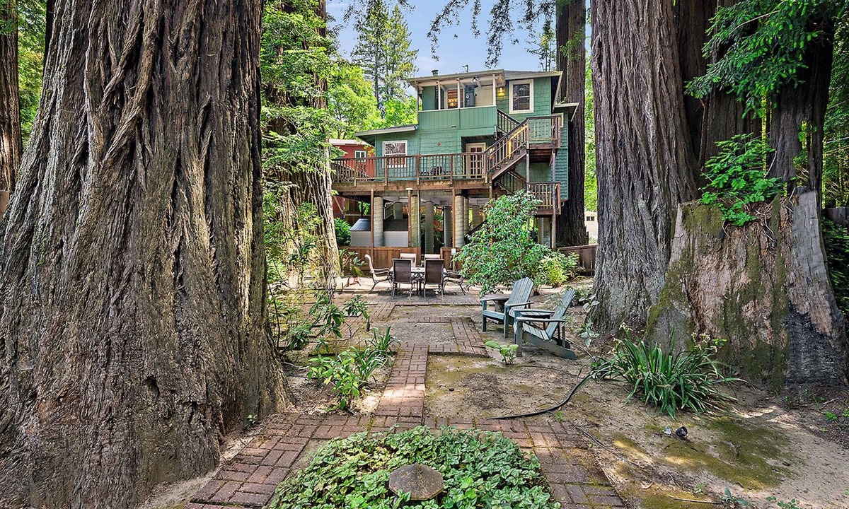 Northwood Cabin | Monte Rio Treehouse ~ Dog Friendly, Redwoods, Walk to Restaurants and River