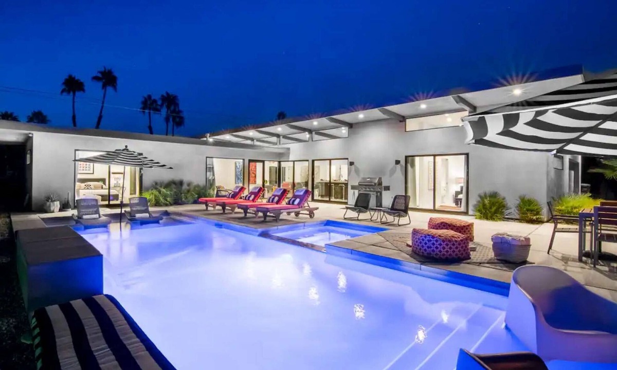 Palm Springs House | Palms at Park Heated Pool, Spa, Views Featured in Dwell