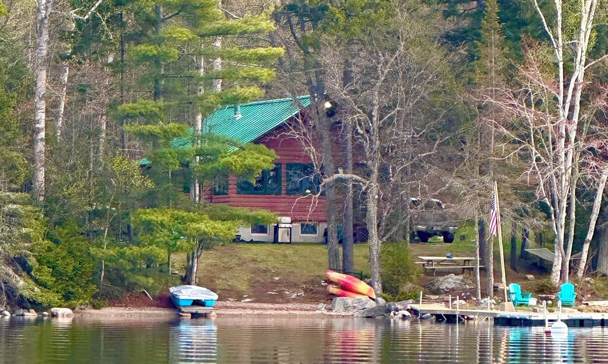 Rangeley Plantation House | Pebble Cove, Private Waterfront, Dock, Mooring, Kayaks, Rangeley Maine