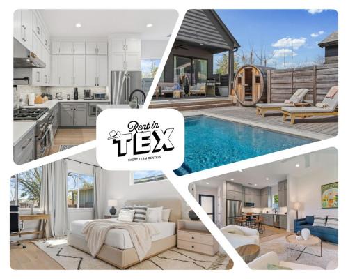 Austin House | Pool & Sauna 2 Homes for Groups Sleeps 14