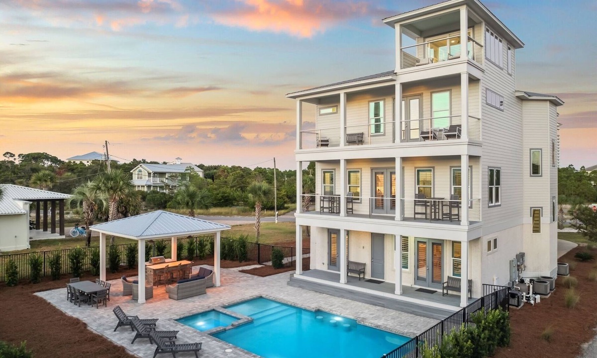 Gulf Pines House | Private Pool | Gulf Views | Game Room | LSV