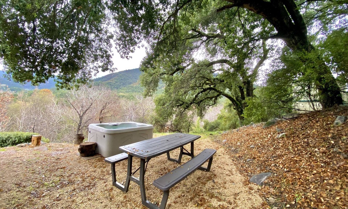 Carmel Valley House | Relax to the Sound of the River while you soak in a Private Hot Tub