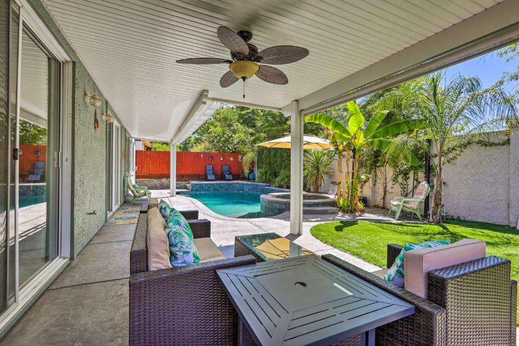 Folsom House | Spacious Folsom Getaway with Pool and Hot Tub!