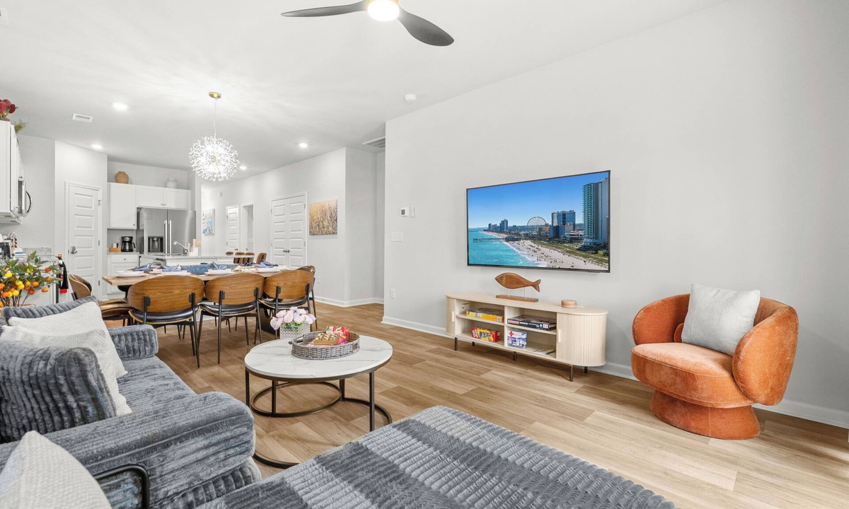 Carolina Forest House | Stylish 3BR Poolside Retreat Near Beach and Golf in Myrtle Beach