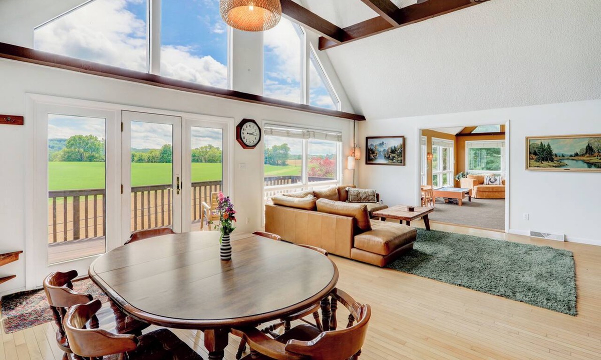 Willow Street House | Sunny & Spacious A-Frame with Private Pool and Panoramic Amish Country Views