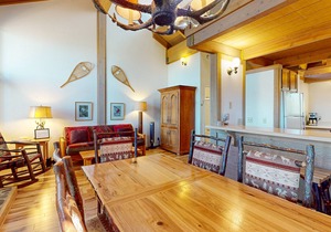 Fine lodge near skiing with futon & ski locker