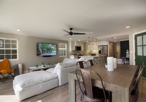 Indoor/Outdoor Living with Stackable Doors, Firepit, BBQ, Outdoor Heater & More!