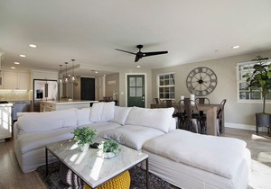 Indoor/Outdoor Living with Stackable Doors, Firepit, BBQ, Outdoor Heater & More!