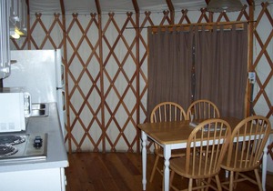 Lake of the Springs Camping Resort Yurt 1