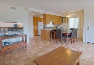 Lovely upper unit with amazing balcony for grilling & chilling