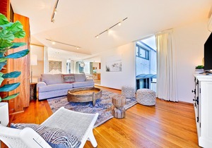 Mid-Century Home w/ Ocean Views, Fire Pit, Steps to Sand