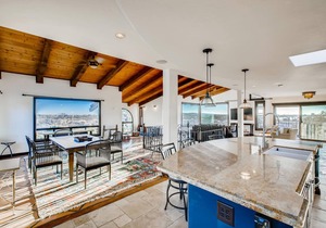 San Diego Villa heated pool, jacuzzi and sunset-views