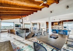 San Diego Villa heated pool, jacuzzi and sunset-views