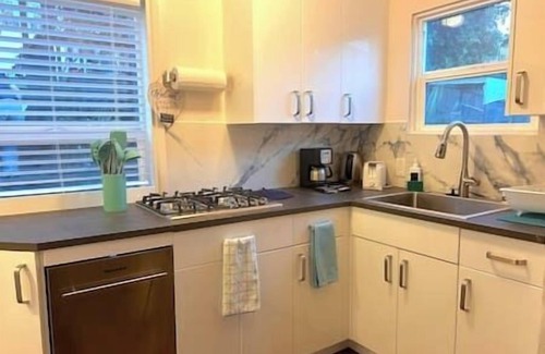 Bridgeview Apartment | Cute Casita in North Park with backyard, firepit, playset, walk everywhere