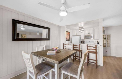 Townsite Condo | Ground floor condo with grassy area, quick Beach Access, G33 North Coast Village
