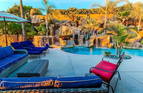 North Pacific Beach House | Heated pool, hot tub & waterslides near the beach!