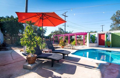El Cajon RV Rental | Lovely Glamping Tent for Three with a Shared Pool near Lakeside, California