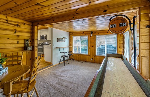 Bass Lake House | Lovely home with boat slip, association beach, large deck, WiFi & laundry