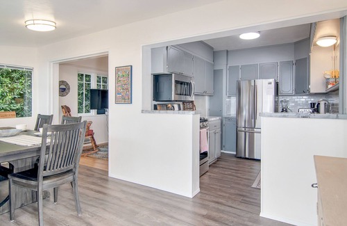 Mission Hills House | Mission Hills Victorian Home | Private Yard & Balcony with Downtown Views