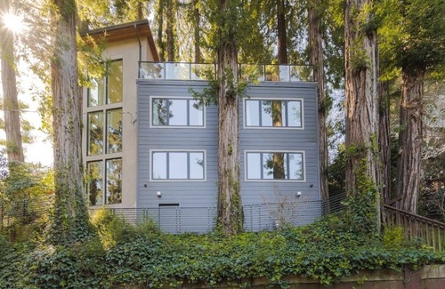 Mill Valley House | Secluded Downtown Modern Lux Retreat in Redwoods