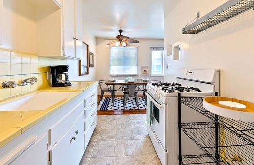 Village of La Jolla Condo | Top-floor condo - 1 block to beach access, walk to La Jolla Village shops/dining