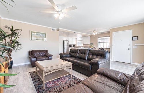 West Newport Condo | Upstairs Beachside Getaway with A/C, Rooftop Deck and Balcony - Panoramic Views!