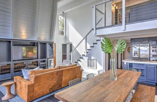 Lake Forest House | 10 Mi to Skiing: Tahoe City A-Frame Home