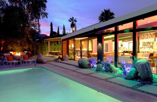 Racquet Club Estates House | 1959 Mid-Century Lux Home- Fully renovated, Pool/Spa, private, dogs ok