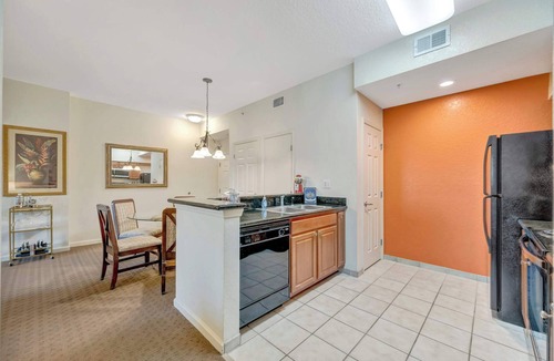 Florida Central Atlantic Coast Apartment | 2BR Fireworks View With Pool Spa 5 Minutes to Disney