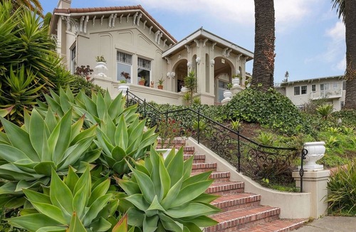 Lakeshore House | 3,200 sf in best area. Towering Palm Trees Outside. Gorgeous Original Art Inside