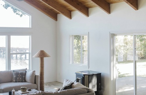 Fall River Mills House | 3-bedroom Riverview Retreat. Waterfront home in Fall River Mills with cozy charm