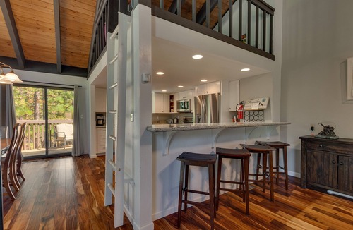 Zephyr Cove Condo | 4 Bedroom Forest Condo in Lake Village, Close to town, Club house, Wifi