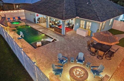 Laguna Beach Estates House | Accessible 5BR Oasis w/Heated Pool/Spa/TurboSlide, SportCourt, Minigolf, Beach