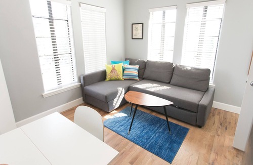 East Village Apartment | Adorable Corner 1-Bedroom near Convention Center