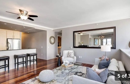 South Beach Condo | Amazing city & bay views! 2 bed, 2 bath, best location, parking, pool, gym, spa!