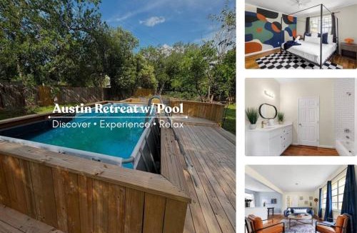 North Austin Civic Association House | Austin Backyard Retreat with Pool