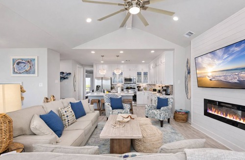 Indian Beach House | Beach View 4BR Retreat | Soccer Field | Putt-Putt | Pet Friendly