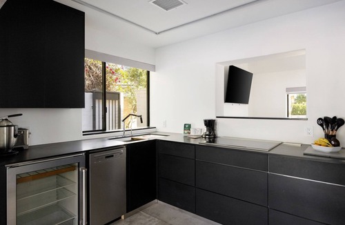 Old Las Palmas House | Book Now for Fall Stays! Modern Home with Heated Pool and Hot Tub! Dog Friendly! Firepit! Grill!