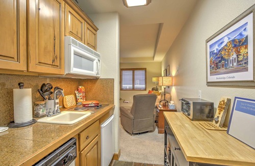 Four O'Clock Condo | Breckenridge Basecamp: Steps to Snowflake Trail!