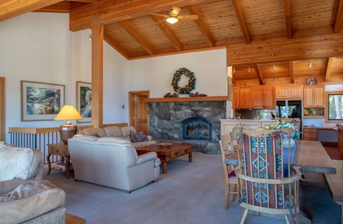 Dollar Point House | Bright lakeview home near Tahoe City, huge sunny lakeview deck