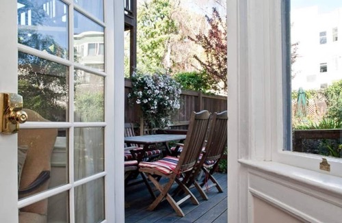 Castro District Apartment | Central Castro 2BR w/Private Deck, Garden and Laundry- NO STAIRS!