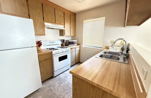Redding Apartment | Charming 2-bedroom Gem! Bright 2BR, Pool, Dogs Welcome 30+ Day Stays. Wash/Dryer
