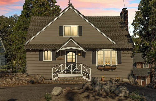 Cedar Glen House | Charming 3-Bedroom Cabin in Enchanting Lake Arrowhead-Lake Rights & Cozy Fit Pit