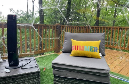 Foxfire Estates Cabin | Close to Downtown Luxury Cabin Hot Tub GeoDome and More!
