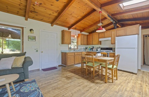 Twain Harte Cabin | Cozy Red Cabin - King bed, short drive to Dodge Ridge & Pinecrest Lake.