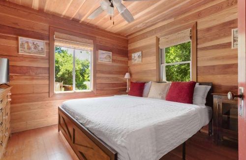 Guerneville House | Cozy Riverfront Cabin Just Steps to the Russian River with Beach Access & Wood Stove