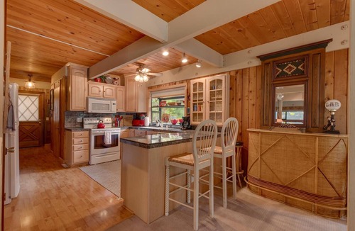 Tahoe City House | Cozy Wood By Tahoe Getaways - 3 BR w Hot Tub, Fireplace + Backs to Forest